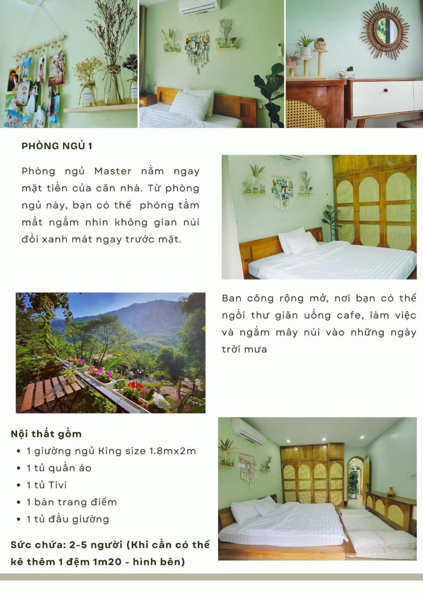 Villa Doc Chill - Gan Ba Vi, View Nui, Gan Ho, 40ph Di Tu Trung Tam Ha Noi *